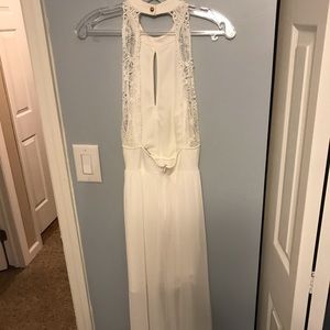 High low white dress from Lulus